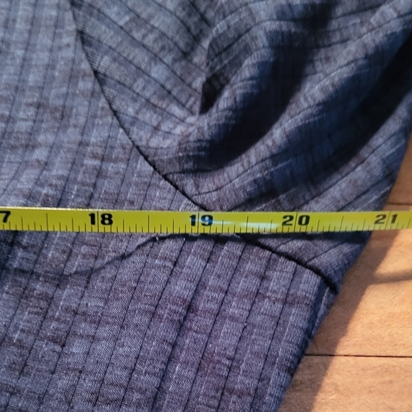 Torrid Mini Rib Knit Wrap Midi Length Dress - Picture 13 of 13